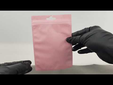 Pink Zip Lock Flat 