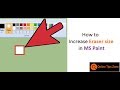 How to Increase Eraser Size in Paint