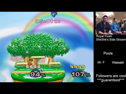 Royal Flush SSBM Pools - Mr. F (Jigglypuff) vs. Wassabi (Fox)