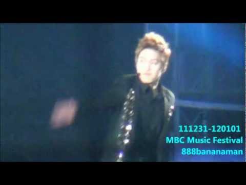 [fancam] 111231-120101 MBC Gayo Daejun SuperJunior 『Mr.Simple』 『Bonamana』 Forcus Sungmin