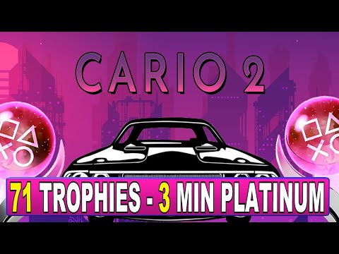 New Easy Platinum Game with 71 Trophies | Cario 2 Quick Trophy Guide - PS4, PS5