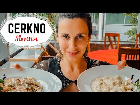 Cerkno, Slovenia 🇸🇮 Trying Slovenian Food, Idrijski žlikrofi, STOMACH Sausage