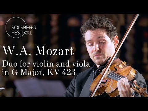 Mozart: String Duo No. 1 for Violin and Viola in G Major, KV 423 / Antje Weithaas & Adrien La Marca