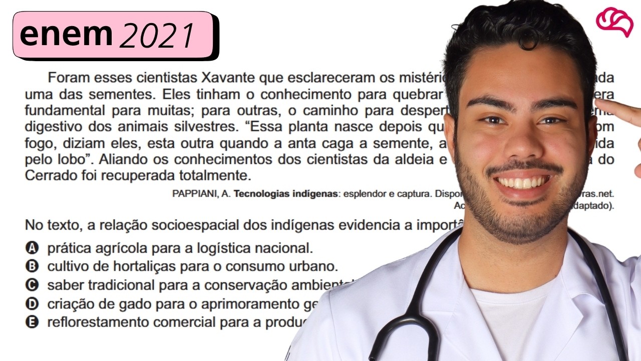 Resolução em Vídeo — Questão 70 ENEM 2021