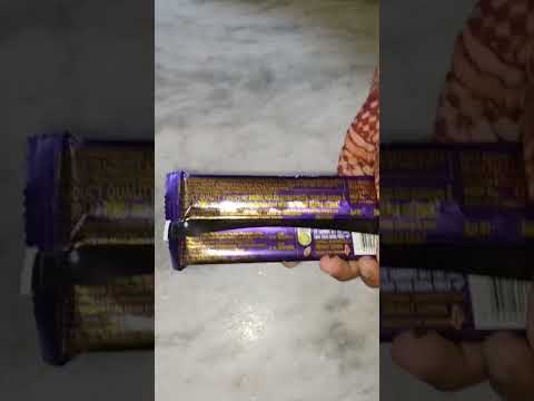 unpack of 50 rupees dairy milk yummy 💕
