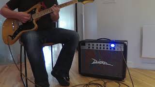 Video thumbnail for Diezel Einstein Low gain settings, 2 different channel 1 mode and channel 2 with Fano Korina JM6 by Gearlovin