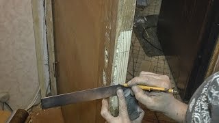 Реставрация деревянной двери - мастер класс