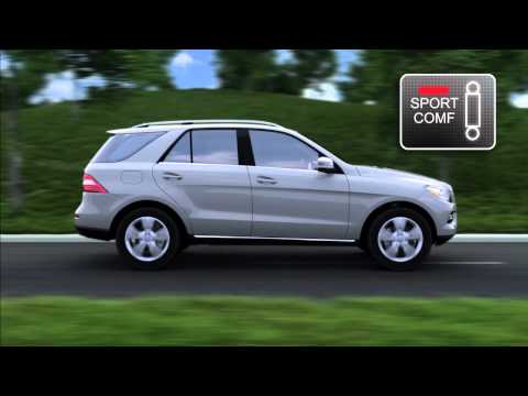 Part of a video titled AIRMATIC -- Air Suspension System Technology -- Mercedes-Benz