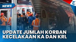 Update Jumlah Korban Kecelakaan Kereta Api dan KRL di Bekasi, KAI Sampaikan Permohonan Maaf