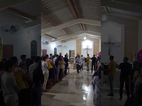 Apresentado de cântico com o grupo de pefano.Comunidade Corujas Santana de Mangueira PB.Parte 2.