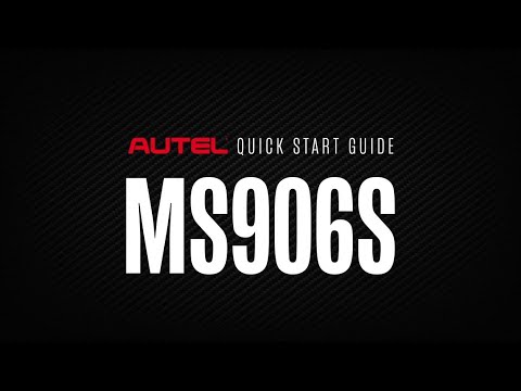 Quick Start Guide - MS 906S Advanced Diagnostic Tablet