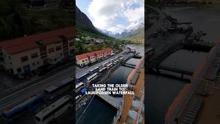 Stunning #fjord views from the #Olden landtrain! Exploring the #Norwegian Fjords with P&O #Iona