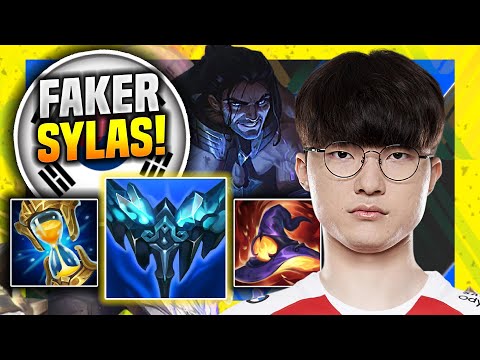 FAKER DESTROYING WITH SYLAS! - T1 Faker Plays Sylas Mid vs Ryze! | Season 11