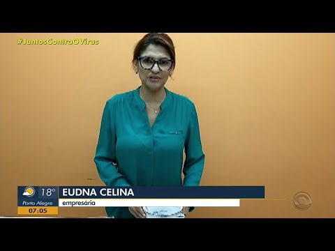 Eudna Celina da Casa do Sabonete no "Mãos à Obra" da RBS - 24/07/2020