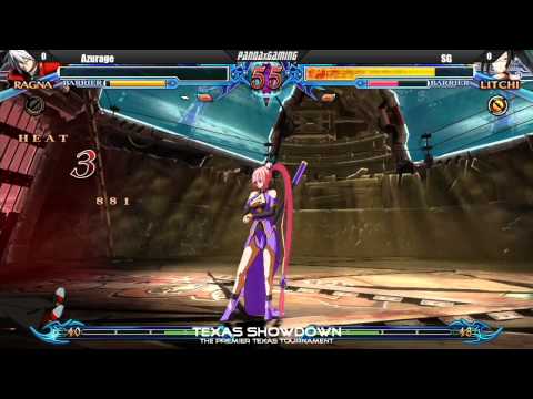 Azurage vs SG - BlazBlue: Chrono Phantasma (Texas Showdown)