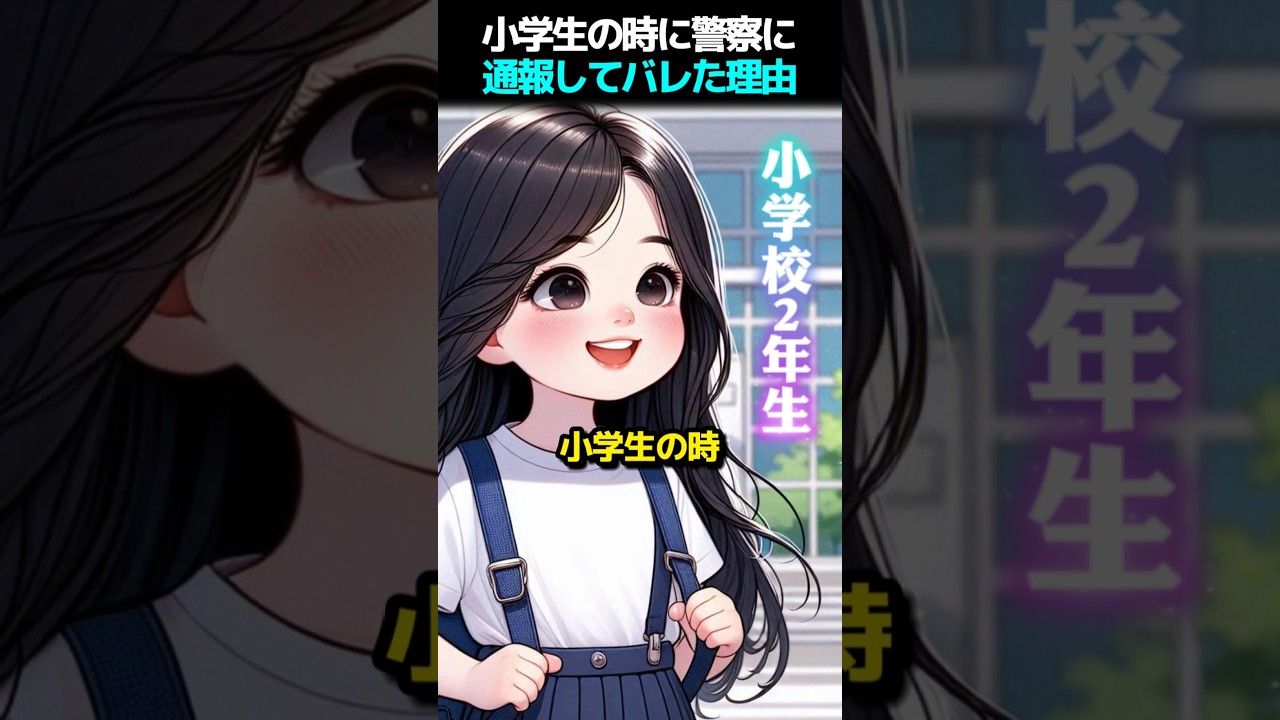 小学生の時に警察に通報してバレた理由