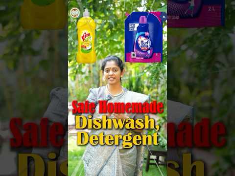 How to make Natural Dish Washing Liquid and Natural Laundry Detergent ❓