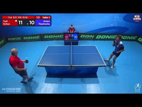 22:30 Yurii Volkov 1 - 3 Artem Tkachenko West 5 WIN CUP 13.11.2022 | TABLE TENNIS WINCUP