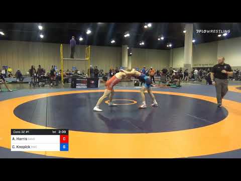 57 Kg Consolation Aidan Harris Sanderson Wrestling Academy Vs Conor Knopick MWC Wrestling Academy