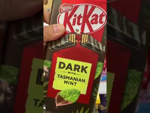 Kitkat Dark with Tasmanian Mint #shorts #chocolates #yummy #satisfying