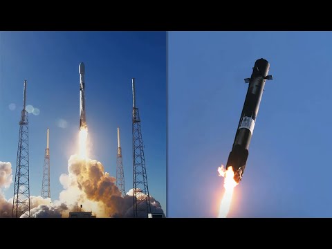 스페이스X 로켓이 재착륙하는 놀라운 모습, 새해 첫 팰컨9 발사!