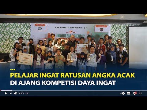 Video thumbnail for the Indonesia Friendly Memory Championship 2025