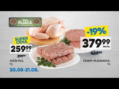 RODA: sveže i povoljno na našoj pijaci  20 - 21.08.2016.