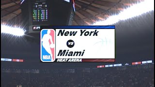 WWE 2K26 REBUILDING THE MIAMI HEAT FRANCHISE EP 1: MIAMI HOSTING KNICKS FOR OPENING NIGHT