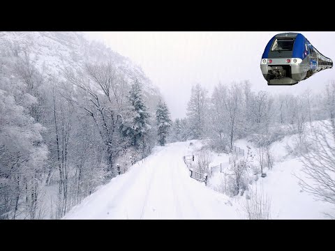 ★ 4K 🇫🇷 Briançon - Veynes-Dévoluy cab ride, France [12.2022] Führerstandsmitfahrt