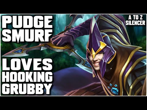 PUDGE SMURF Really Likes GRUBBY- A to Z Silencer - Dota 2