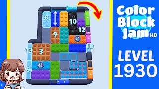 Solution du Niveau 1930 de Color Block Jam
