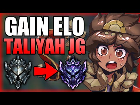 HOW TO PLAY TALIYAH JUNGLE & GAIN ELO FOR BEGINNERS! - Best Build/Runes S+ Guide - League of Legends