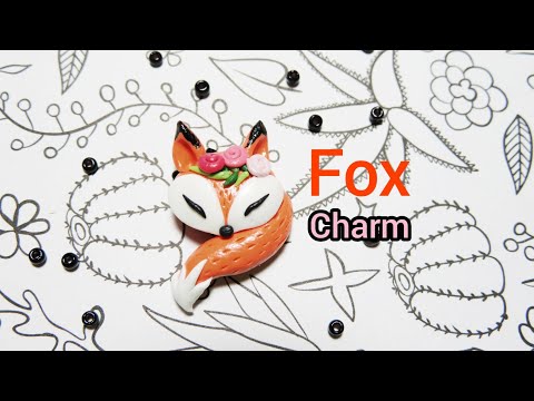 Fox Charm/ Pendant. Polymer Clay Jewellery Tutorial @beprettyme