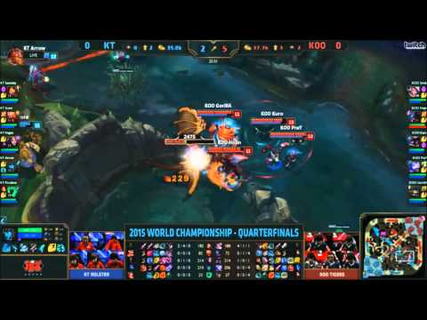 2015 LoL World Championship Quarter final KOO TIGERS vs KT ROLSTER Best Scene Highlights