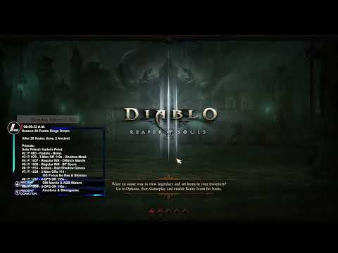 D3 07Mar2023 NA- Season 28 Solo Bounties 0827AM Segment drops Primal GoD Chest & Warzechian Bracers