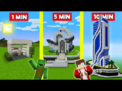 Adventure Craft - FUTURE HOUSE BUILD BATTLE CHALLENGE In Minecraft - NOOB VS PRO - Maizen Mizen Mazien Parody