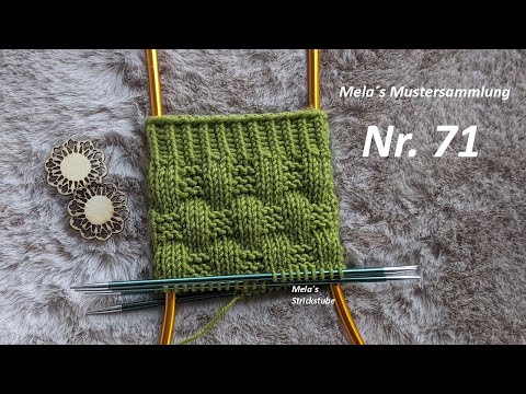 Sockenmuster Nr. 71 - Muster in Runden stricken  / Flechtmuster / knitting sock pattern