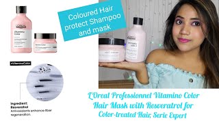 L'Oreal Professionnel Vitamino Color Hair Shampoo & Mask for Color-treated Hair, Serie Expert|Meghna