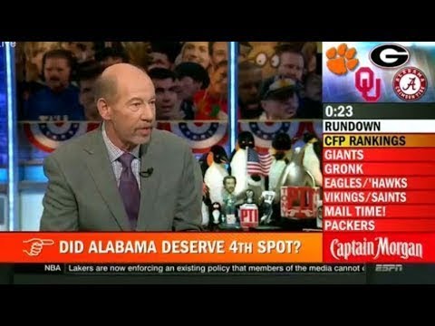Pardon the Interruption Today 12/4/2017 - Did Alabama Deserve 4th Spot?