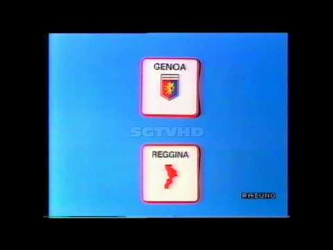GENOA-REGGINA 3-0 SERIE B 1988-89 2°GIORNATA