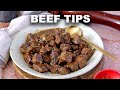 Garlic Beef Tips And Gravy 20 Minute Recipe