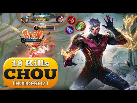 18 Kills - Chou Thunderfist - Best Offlane Fighter?