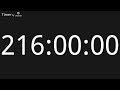 216 Hour Countdown Timer - Longest Timer on YouTube
