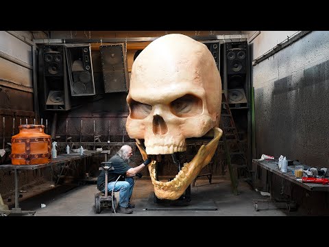 Making Monster Mini Golf Skull Animatronic | Inside Distortions Unlimited