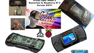 Here is a FANTASTIC ATARI Lynx II converted to a Raspberry Pi 2 !!