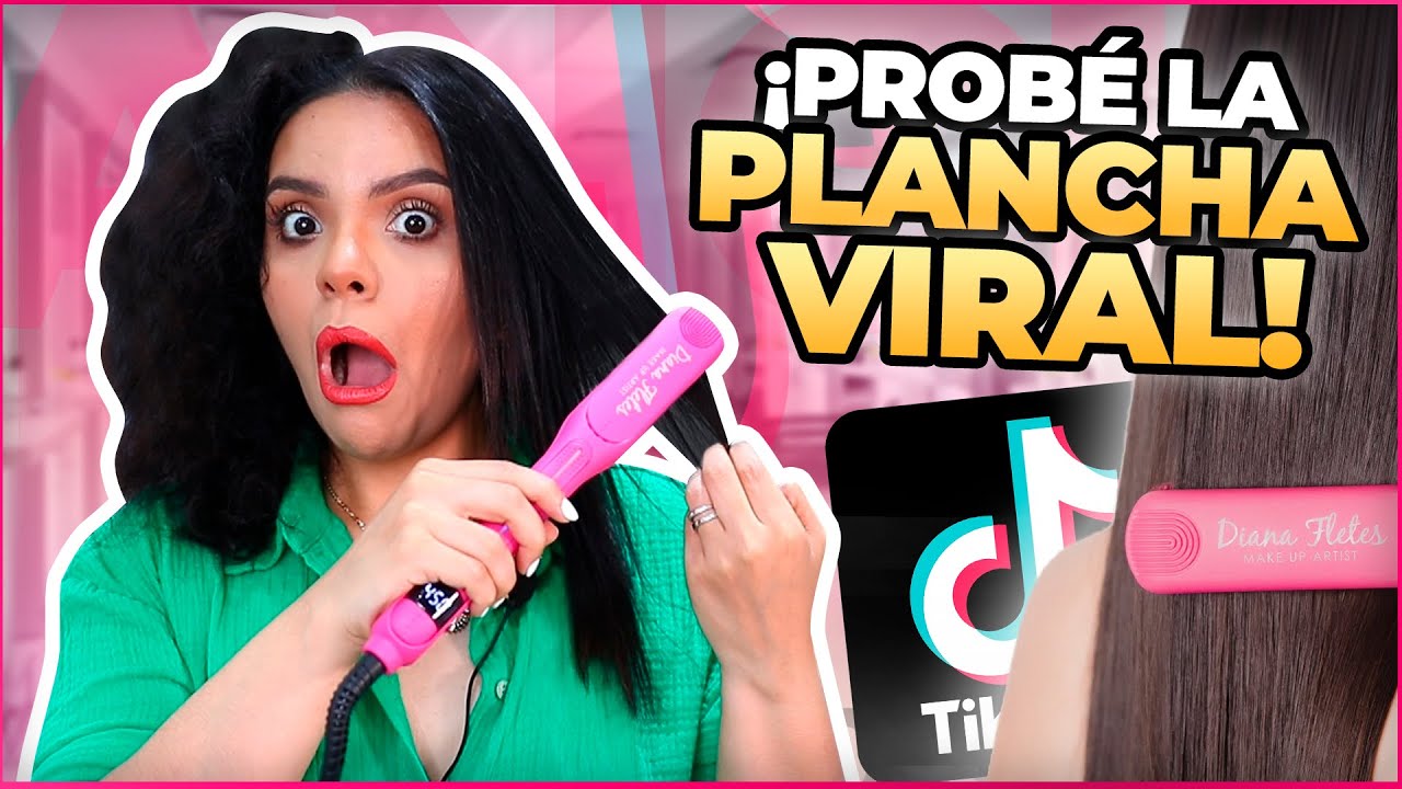 PROBE LA PLANCHA DE PELO MAS VIRAL Y FAMOSA DE TIKTOK