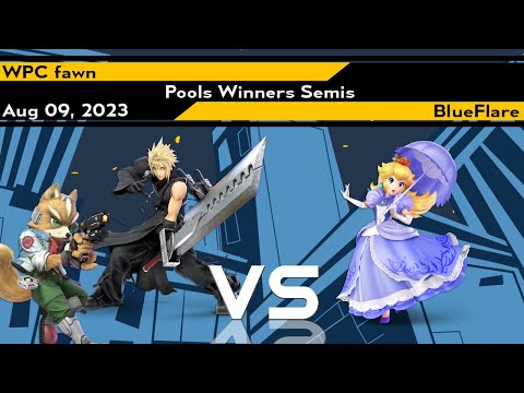 Xeno304 Pools Winners Semis - fawn (Cloud Advent, Fox) vs BlueFlare (Peach) - Smash Ultimate