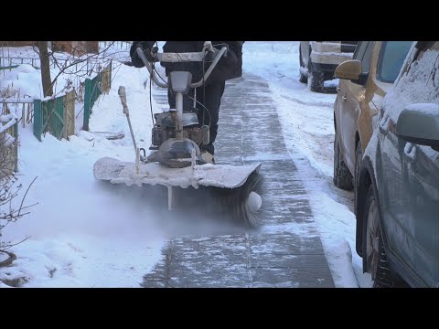 Уборка снега на придомовых территориях