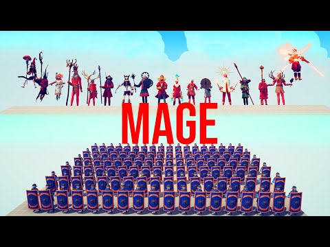ALL MAGE UNITS vs 100x MELEE UNITS Part 2 | TABS - Totally Accurate Battle Simulator