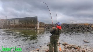 The BIGGEST Fish I've Ever Caught Was Hiding In This SPILLWAY!!!